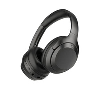 Casque sans fil supra-auriculaire de haute qualité avec son stéréo, écouteurs personnalisables pour le bureau, les voyages et les jeux