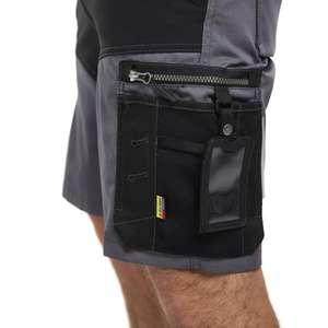 BLAKLADER - 179818609699C62 Pantalones cortos artesanos con estiramiento Gris medio/Negro-PANTALÓN DE TRABAJO EAN 7330509881781 PANTALONES CORTOS DE TRABAJO - Product Image 4