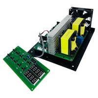Carte de circuit imprimé (PCB) pour driver ultrasonique industriel 200W 25K 28K 33K 40K, garantie 1 an, accessoires pour nettoyeur ultrasonique numérique