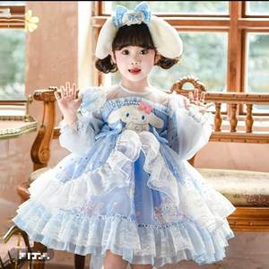 סגנון lolita סגנון קטיפה שיער חתול בד <span class=keywords><strong>polkadot</strong></span> ילדים cosplay ראש בגדי סתיו העונה דפוס חיות - Product Image 1