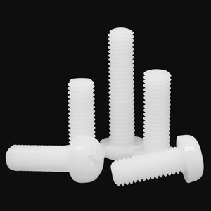 Suministro Directo de Fábrica, Tornillos de Nylon Blancos de Alta Calidad M2-M8, Sistema Métrico para Máquinas de Plástico M3 M4 M5 M6 - Product Image 6