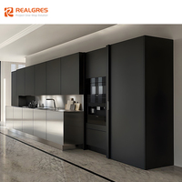 Armoires de Cuisine Realgres Grande Royale Or Noir Chêne Clair