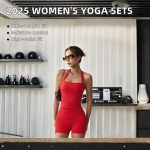 ชุดออกกำลังกายสำหรับผู้หญิงคุณภาพสูงแบบใหม่ปี 2026 เอวยางยืด สำหรับฟิตเนส โยคะ และออกกำลังกาย ขายส่ง - Product Image 2