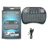I8 Wireless Flying Mouse Mini Keyboard 2.4G Mouse Genggam Bercahaya 2-in-1