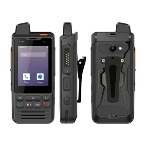 500KM Nói Chuyện Phạm Vi UNIWA F60 IP68 Chống Thấm Nước POC Zello Rugged Điện Thoại Di Động Zello Bất PTT Android Walkie Talkie WIFI Walkie Talkie