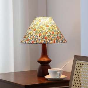 Nueva Lámpara de Noche de Porcelana de Alta Gama de la Dinastía Song, Estilo Americano Vintage, Lámpara de Mesa de Noche Estética de ABS para Dormitorio - Product Image 1