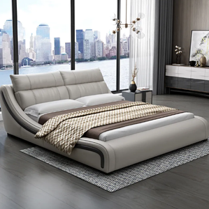 เตียงขนาดคิงไซส์สองชั้น<span class=keywords><strong>2022</strong></span>สไตล์ยุโรปนอร์ดิกดีไซน์ทันสมัยห้องนอนโรงแรมโครงเตียงไม้ - Product Image 3