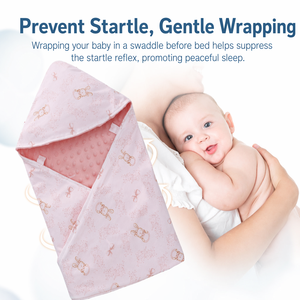 Couverture de siège de voiture en minky à pois pour l'hiver, couverture pour bébé en laine de mouton pour nourrisson, taille universelle, 90 cm x 90 cm - Product Image 5