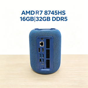 Mini PC EXR1 con CPU AMD Ryzen 7 8745HS, 16GB/32GB DDR5, SSD M.2 <span class=keywords><strong>de</strong></span> 512GB, Altavoces Dobles <span class=keywords><strong>de</strong></span> 5W, Mini Computadora para Juegos con Windows 11 Pro - Product Image 1