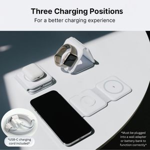 <span class=keywords><strong>Cargador</strong></span> de muelle de viaje de 15W 3 en 1 <span class=keywords><strong>cargador</strong></span> inalámbrico magnético portátil plegable para Vivo Xiaomi Huawei <span class=keywords><strong>Redmi</strong></span> Samsung Oppo Compatible - Product Image 2