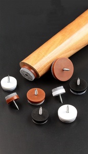 GQK Patins de mobilier en fer silencieux, durables et antidérapants, à motif carré moderne et simple, avec vis autoperceuses, chevilles de fixation au sol pour canapés et chaises - Product Image 2