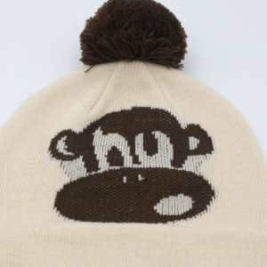 TCAP Chine Bonnet en tricot jacquard personnalisé Bonnet d'hiver - Product Image 3