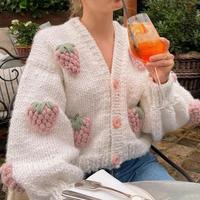 Nouveau Pull de Maternité en Tricot Informatique Col V pour Femme, Style Décontracté Hiver 2026, Tendance Islandice