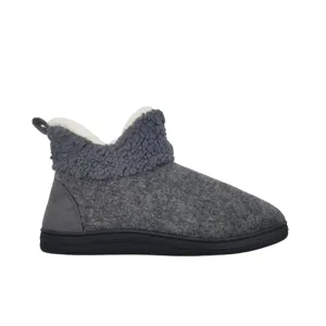 OEM heiß verkaufen benutzer definierte Logo Damen Komfort Winter Schnee Warmes Zuhause Knöchel Gestrickt Flet Sherpa Fleece Indoor-Stiefel