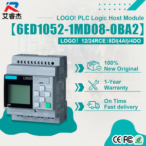 คอนโทรลเลอร์ PLC รุ่น 6ED1052-1MD08-0BA2 ของแท้ใหม่ 100% พร้อมจอแสดงผล Logo 8.4 12/24RCE โมดูลควบคุมลอจิก PLC พร้อมแหล่งจ่ายไฟ - Product Image 1