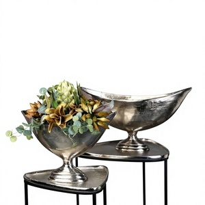 Enfriador de Vino Estilo Pedestal, Recipientes para Hielo de Aluminio Hechos a Mano, Recipientes Modernos, Ideas de Regalo de Aniversario, Recipiente Decorativo para Frutas - Product Image 1