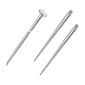 G23 Titanium Body Piercings Tool Insertion <strong>Pin</strong> Taper for Threadless Jewelry Nostril Piercing Taper Push in Earrings 20g/18g/16G - Product Image 6