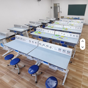 Mesa de Trabajo de Laboratorio de Biología de Acero con Certificado CE, Equipos de Laboratorio, Precio de Fábrica, Mobiliario de Laboratorio Escolar, Laboratorio de Química - Product Image 4