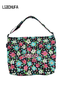 Tycoon Tùy Chỉnh Calico Tote Túi Bông Vải Hoa Mua Sắm Túi Công Suất Lớn Của Phụ Nữ Vai Túi Túi Túi Xách - Product Image 6