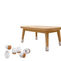 Protections de pieds de meubles en silicone, capuchons en feutre antidérapants et anti-rayures, silencieux, pour meubles de chambre d'enfant