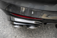 Kit carrosserie en fibre de carbone sèche pour Mercedes-Benz GT63S C192, style Babos, haute qualité, comprenant lèvre avant, jupes latérales, diffuseur et spoiler.