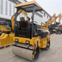 Rouleau compresseur à double tambour XMR403 de 4 tonnes pour projets de compactage