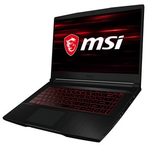 Ordinateurs portables de jeu GF63 Thin 10SCXR-266 neufs, écran FHD de 15,6 pouces, 144 Hz, I7-10750H, GTX 1650 Max-Q, 8 Go, 512 Go, netbooks 15,6 pouces, Msi Gam - Product Image 5