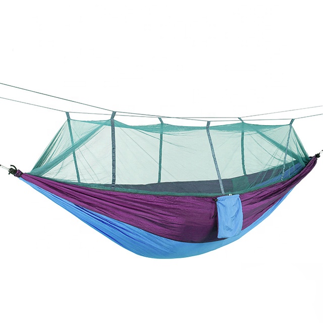 Наружная Москитная Многоцветная сетка, нейлоновая портативная для кемпинга, гамак