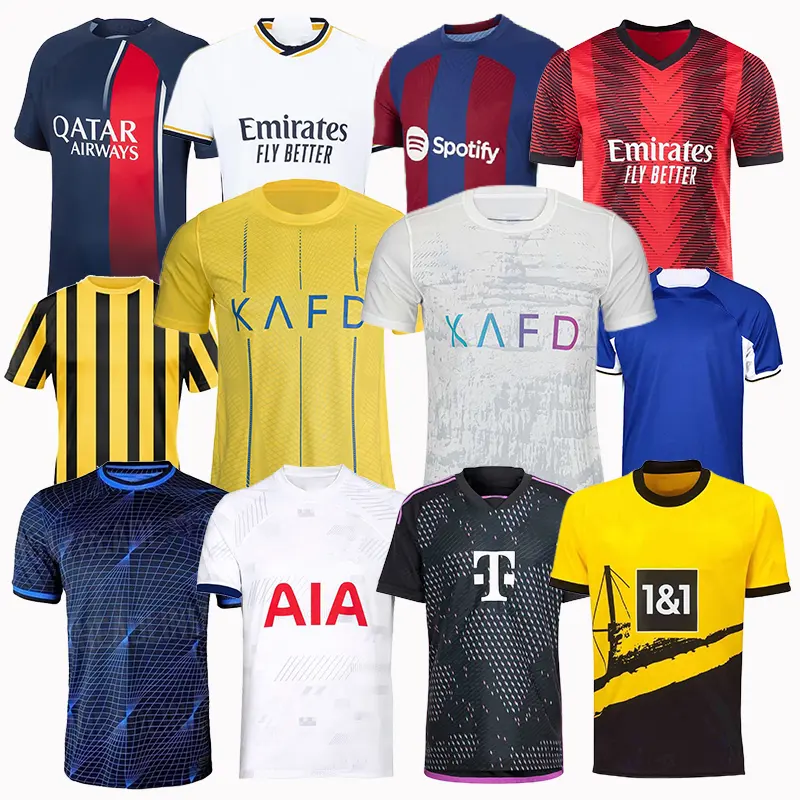 2024 Latest Soccer Jersey Customized New Models Quick Dry Football Jersey Team Shirt High Quality Club Soccer Uniform Set