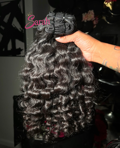 Venta al por mayor de cabello virgen rizado birmano y cabello humano liso vietnamita sin procesar para extensiones, de proveedor de cabello con cutícula alineada. - Product Image 2