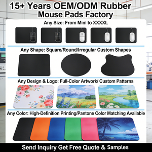 Custom Logo Rubber Sheet <b>Keyboard</b> Mousepads Medium Size Rubber Gaming Mouse Mat Sublimation Mouse Pad <b>White</b> Blanks for Promotion - Product Image 5