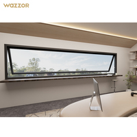 Ventanas Verticales Elevables de Vidrio Modernas de Aleación de Aluminio de Calidad Premium Wazzor