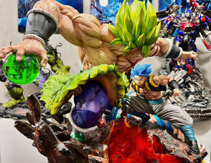Estatua GK de <span class=keywords><strong>Broly</strong></span> vs Gogeta a Escala 1/4, Pintada a Mano, Artística, de Alta Gama, de Resina, Coleccionable, del Anime Dragon Ball, para Exhibición de Fans - Product Image 5