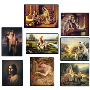 2025 New AY <span class=keywords><strong>religione</strong></span> gesus tela pittura da parete soggiorno <span class=keywords><strong>studio</strong></span> immagine Poster da parete da parete per la casa arte da parete Poster stampa pittura decorativa - Product Image 4