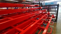 Étagère à tiroirs ergonomique pliable en acier de qualité industrielle pour atelier et entrepôt, stockage de tôles CE