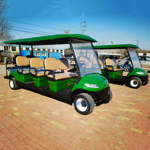 Carrito de Golf Eléctrico de 11 Plazas de Alto Rendimiento, Certificado CE, Personalizado, Homologado para Circular por la Calle, Carrito de Golf para Campo de Golf - Product Image 1