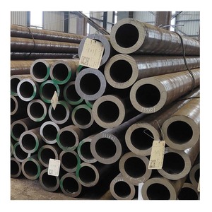 Tuyau en acier sans soudure noir peint, <span class=keywords><strong>tube</strong></span> rond en acier au carbone Sch40 A106 Gr.B, directement de l'usine, pour la construction et les pipelines - Product Image 3
