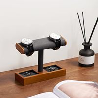 Youpin High-End Massief Hout Horloge Opbergrek Zwart Walnoot Horloge Display Rack Houder Creatieve Sieraden Armband Rack