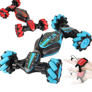 Coche de Acrobacias con Control Remoto por Gestos de 2.4GHz, Conducción de Doble Cara, Rotación de 360 Grados con Luces y Música, Coche RC para Niños - Product Image 1