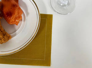 Posavasos de algodón cuadrado tejido monocromático de individualidad simple Fácil de llevar y arrancar Desechable impreso - Product Image 3