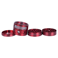 Broyeur à herbes en alliage de zinc 63 mm, vente en gros, broyeurs à tabac métalliques personnalisés, produits pour fumeurs, broyeur portable pour tabac