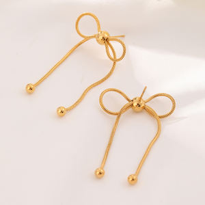 Luxury Waterproof Trendy Hoop <b>Earrings</b> Jewelry <b>Set</b> for Women <b>Gold</b> Plated Stainless Steel Design - Product Image 4
