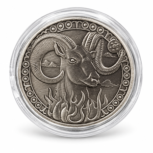 Moneta Commemorativa dei Tarocchi Zodiacali 2026, 12 Segni Placcati in Argento con Rilievo 3D e Custodia in Acrilico - Product Image 6