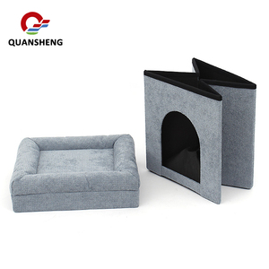 Otomana Moderna y Elegante <span class=keywords><strong>de</strong></span> Tela Suave, Plegable, Casa <span class=keywords><strong>para</strong></span> Perros, Asiento Otomano, Reposapiés, <span class=keywords><strong>Cama</strong></span> <span class=keywords><strong>para</strong></span> Mascotas - Product Image 3