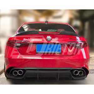 Aileron de coffre en fibre de carbone Drifton Inventory GTA Giulia Racing Edition, aileron arrière simple, finition polie pour Alfa Romeo - Product Image 5