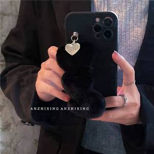 <span class=keywords><strong>Coque</strong></span> arrière en fourrure pour huawei, étui noir et blanc pour téléphone honour 10x lite, pour iphone 8plus - Product Image 3