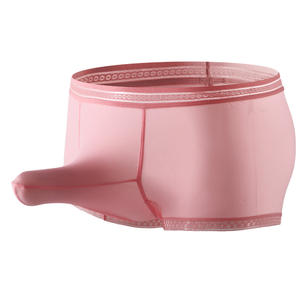 Boxer Trasparenti Sexy da <span class=keywords><strong>Uomo</strong></span> con Tasca Traspirante per il Pene, Slip Gay a Naso d'<span class=keywords><strong>Elefante</strong></span> - Product Image 4