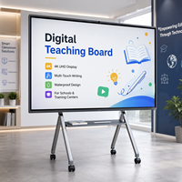 Tableau blanc interactif intelligent à écran tactile de 65, 75 et 86 pouces, rétroéclairage Mini-LED, fréquence de rafraîchissement 3840 Hz, vente chaude