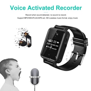 V81 Fashion 8GB 16GB 32GB Memory Waterproof Voice Recording Men Women <strong>Digital</strong> <strong>Wrist</strong> Watch Voice <strong>Recorder</strong> - Product Image 4