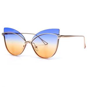Gafas de Sol de Moda 2020, Diseño Moderno, de Lujo, Fabricación Premium, Gafas de Sol Metálicas con Protección UV, Estilo Ojo de Gato - Product Image 4